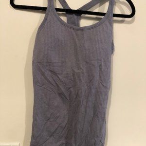 Grey Lululemon Tank Top Built in Bra